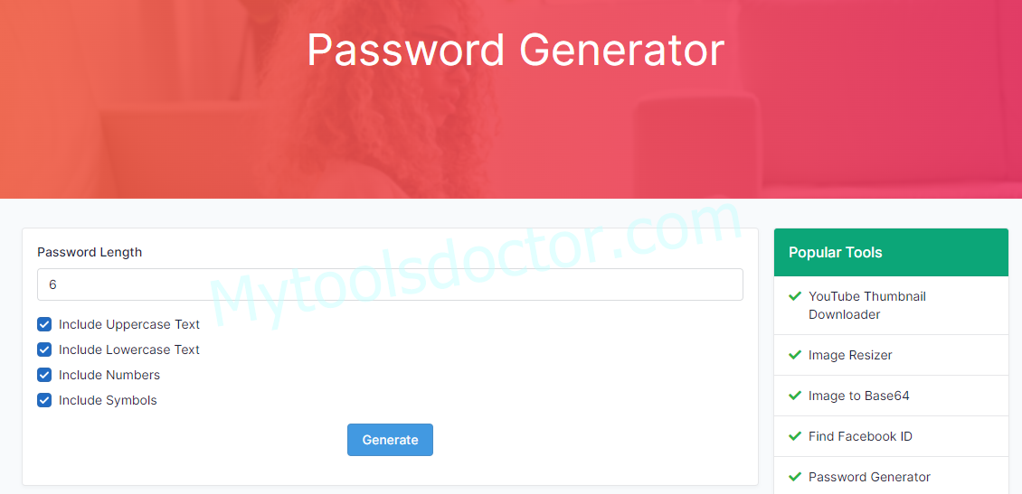 Strong password generator online